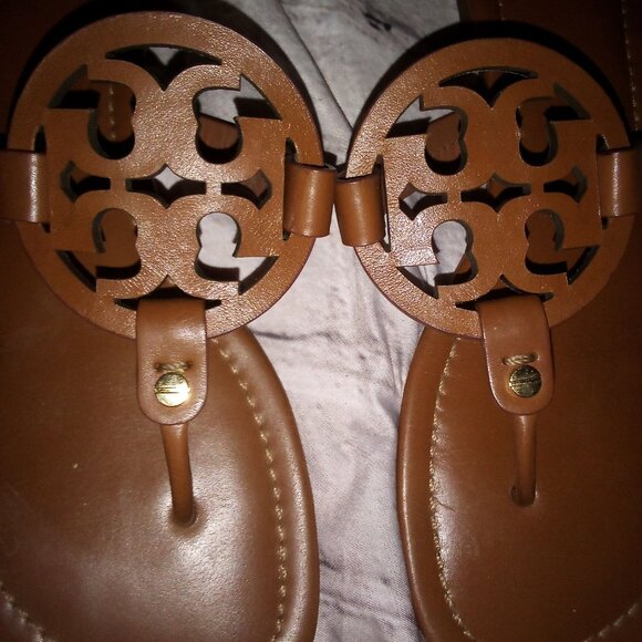 Tory Burch Miller sandals - cognac brown - Picture 2 of 5